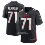 Camiseta NFL Game Atlanta Falcons Elijah Wilkinson Negro1
