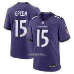Camiseta NFL Game Baltimore Ravens Mike Green Violeta1