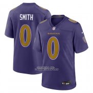 Camiseta NFL Game Baltimore Ravens Roquan Smith Alterno Violeta