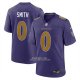 Camiseta NFL Game Baltimore Ravens Roquan Smith Alterno Violeta