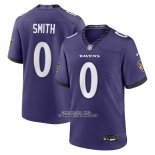 Camiseta NFL Game Baltimore Ravens Roquan Smith Violeta1 Camiseta NFL Game Baltimore Ravens Roquan Smith Violeta1