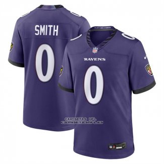 Camiseta NFL Game Baltimore Ravens Roquan Smith Violeta1