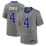 Camiseta NFL Game Buffalo Bills James Cook III Nickel City Gris