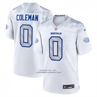 Camiseta NFL Game Buffalo Bills Keon Coleman 2025 Rivalries Collection Blanco
