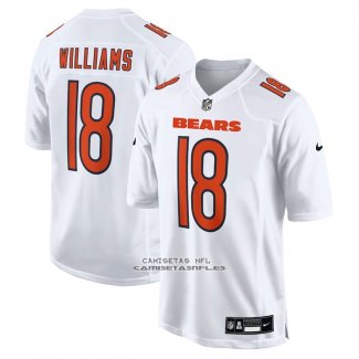 Camiseta NFL Game Chicago Bears Caleb Williams Tundra Blanco