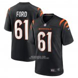 Camiseta NFL Game Cincinnati Bengals Cody Ford Negro