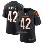 Camiseta NFL Game Cincinnati Bengals Oren Burks Negro Camiseta NFL Game Cincinnati Bengals Oren Burks Negro