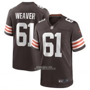 Camiseta NFL Game Cleveland Browns Curtis Weaver Marron