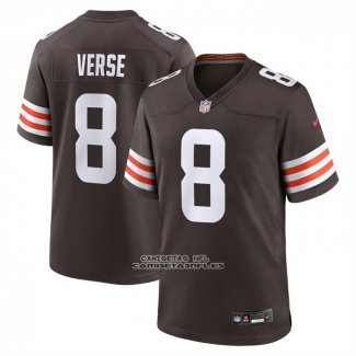Camiseta NFL Game Cleveland Browns Jared Verse Marron