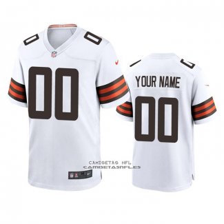 Camiseta NFL Game Cleveland Browns Personalizada 2020 Blanco