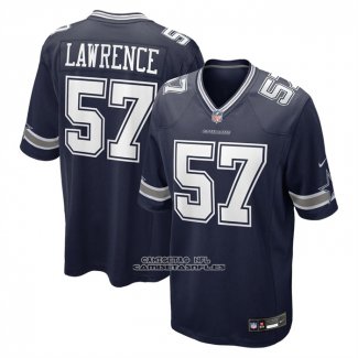 Camiseta NFL Game Dallas Cowboys Malachi Lawrence 2026 Azul Marino