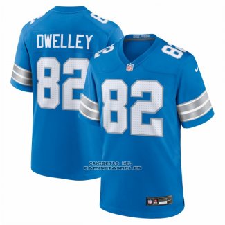 Camiseta NFL Game Detroit Lions Ross Dwelley Azul