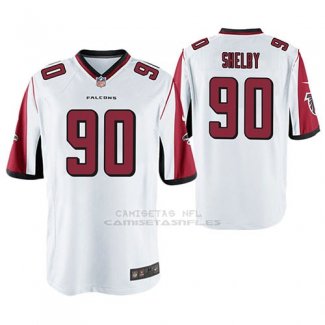 Camiseta NFL Game Hombre Atlanta Falcons Derrick Shelby Blanco