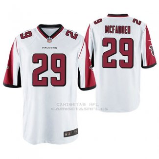 Camiseta NFL Game Hombre Atlanta Falcons Leon Mcfadden Blanco