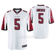 Camiseta NFL Game Hombre Atlanta Falcons Morten Andersen Blanco