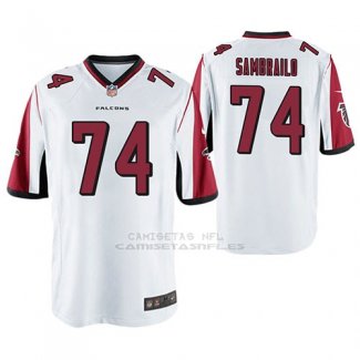 Camiseta NFL Game Hombre Atlanta Falcons Ty Sambrailo Blanco