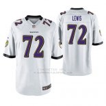 Camiseta NFL Game Hombre Baltimore Ravens Alex Lewis Blanco Camiseta NFL Game Hombre Baltimore Ravens Alex Lewis Blanco