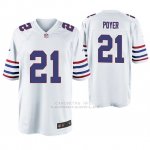 Camiseta NFL Game Hombre Buffalo Bills Jordan Poyer Throwback Blanco