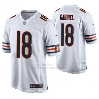 Camiseta NFL Game Hombre Chicago Bears Taylor Gabriel Blanco