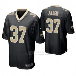 Camiseta NFL Game Hombre New Orleans Saints Javorius Allen Negro