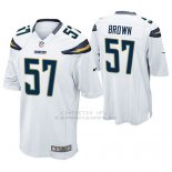 Camiseta NFL Game Hombre San Diego Chargers Jatavis Marron Blanco