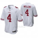 Camiseta NFL Game Hombre San Francisco 49ers Nick Mullens Blanco