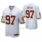 Camiseta NFL Game Hombre Washington Commanders Tim Settle Blanco