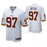 Camiseta NFL Game Hombre Washington Commanders Tim Settle Blanco Camiseta NFL Game Hombre Washington Commanders Tim Settle Blanco