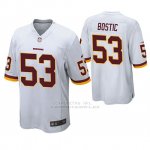 Camiseta NFL Game Hombre Washington Rojoskins Jon Bostic Blanco