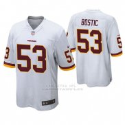 Camiseta NFL Game Hombre Washington Rojoskins Jon Bostic Blanco