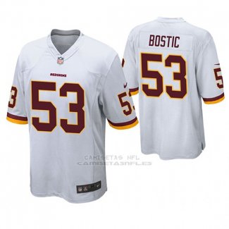 Camiseta NFL Game Hombre Washington Rojoskins Jon Bostic Blanco