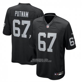 Camiseta NFL Game Las Vegas Raiders Will Putnam Negro