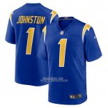 Camiseta NFL Game Los Angeles Chargers Quentin Johnston 1 Alterno Azul