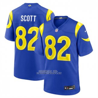 Camiseta NFL Game Los Angeles Rams Tyler Scott Jugador Royal