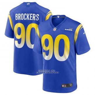 Camiseta NFL Game Los Angeles Rams Michael Brockers Azul