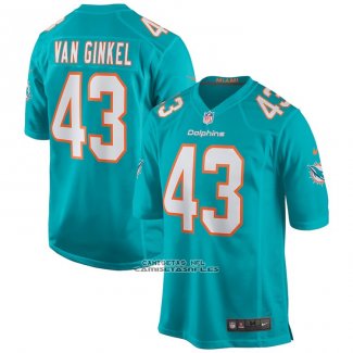 Camiseta NFL Game Miami Dolphins Andrew Van Ginkel Verde