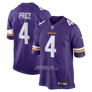 Camiseta NFL Game Minnesota Vikings Myles Price Violeta