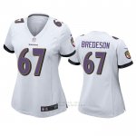 Camiseta NFL Game Mujer Baltimore Ravens Ben Bredeson Blanco