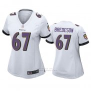 Camiseta NFL Game Mujer Baltimore Ravens Ben Bredeson Blanco