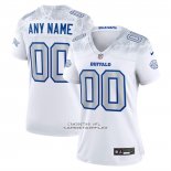 Camiseta NFL Game Mujer Buffalo Bills 2025 Rivalries Collection Personalizada Blanco
