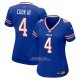 Camiseta NFL Game Mujer Buffalo Bills James Cook III Royal