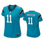 Camiseta NFL Game Mujer Carolina Panthers Robby Anderson Azul