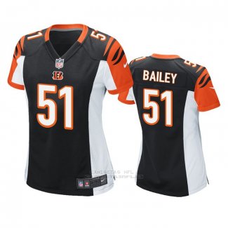 Camiseta NFL Game Mujer Cincinnati Bengals Markus Bailey Negro