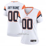 Camiseta NFL Game Mujer Denver Broncos Mile High Collection Personalizada Blanco