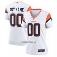Camiseta NFL Game Mujer Denver Broncos Mile High Collection Personalizada Blanco