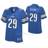 Camiseta NFL Game Mujer Detroit Lions Legarrette Blount Azul Historic Logo