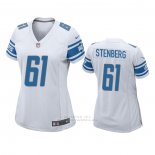 Camiseta NFL Game Mujer Detroit Lions Logan Stenberg Blanco
