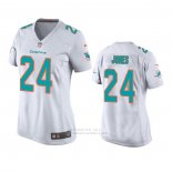 Camiseta NFL Game Mujer Miami Dolphins Byron Jones Blanco