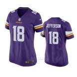 Camiseta NFL Game Mujer Minnesota Vikings Justin Jefferson Violeta