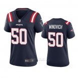 Camiseta NFL Game Mujer New England Patriots Chase Winovich 2020 Azul